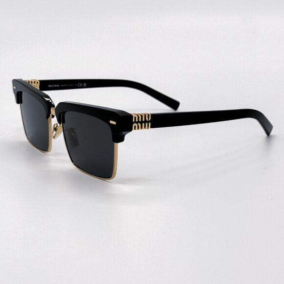 NEW MIU MIU MU10ZS 1AB5S0 WOMEN SUNGLASSES SMU 10Z 1AB5S0 BLACK EYEWEAR MU 10ZS main image 12